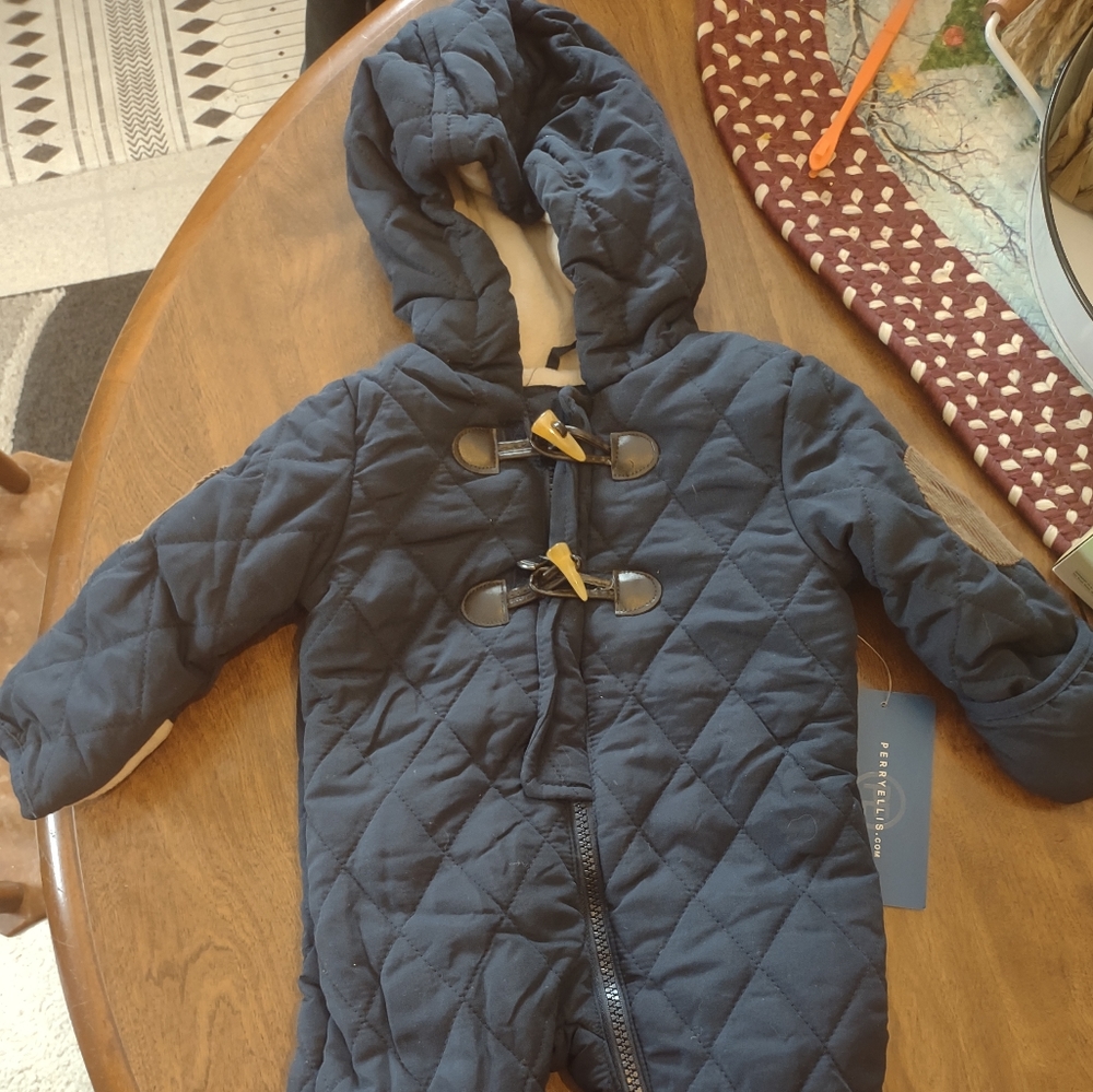 New with Tags Perry Ellis Boys Snowsuit 3-6 Month